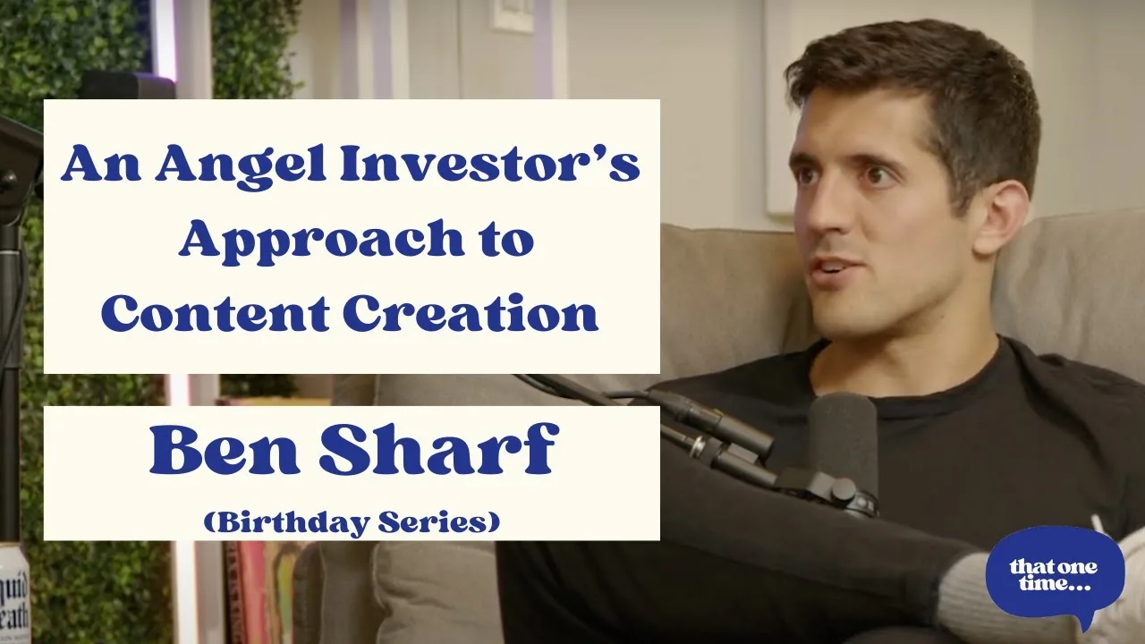 Why Nike Sponsored His Youtube Channel With 0 Subscribers - Ben Sharf artwork