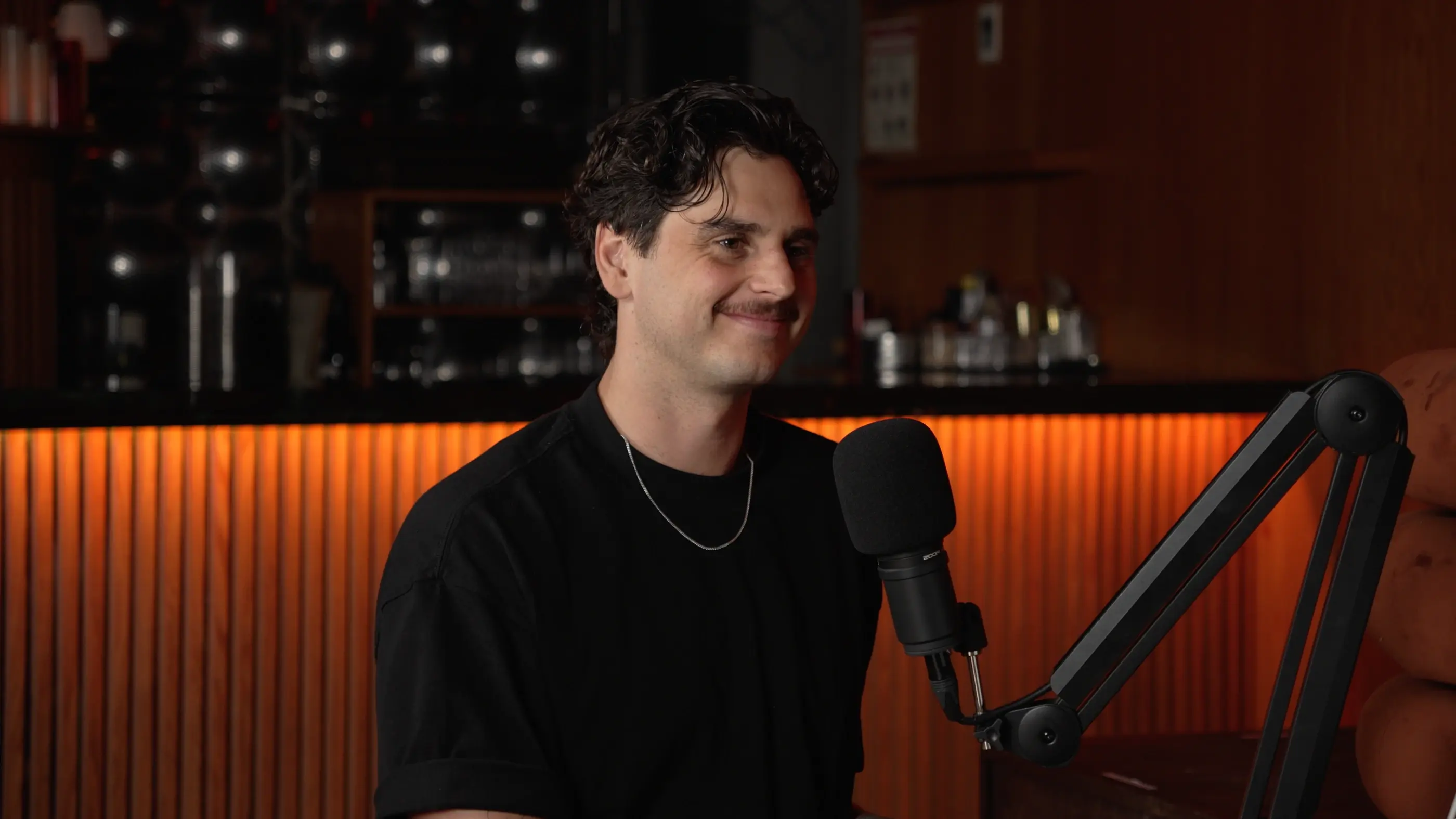 Adam recording Healthy, Wealthy & Wise