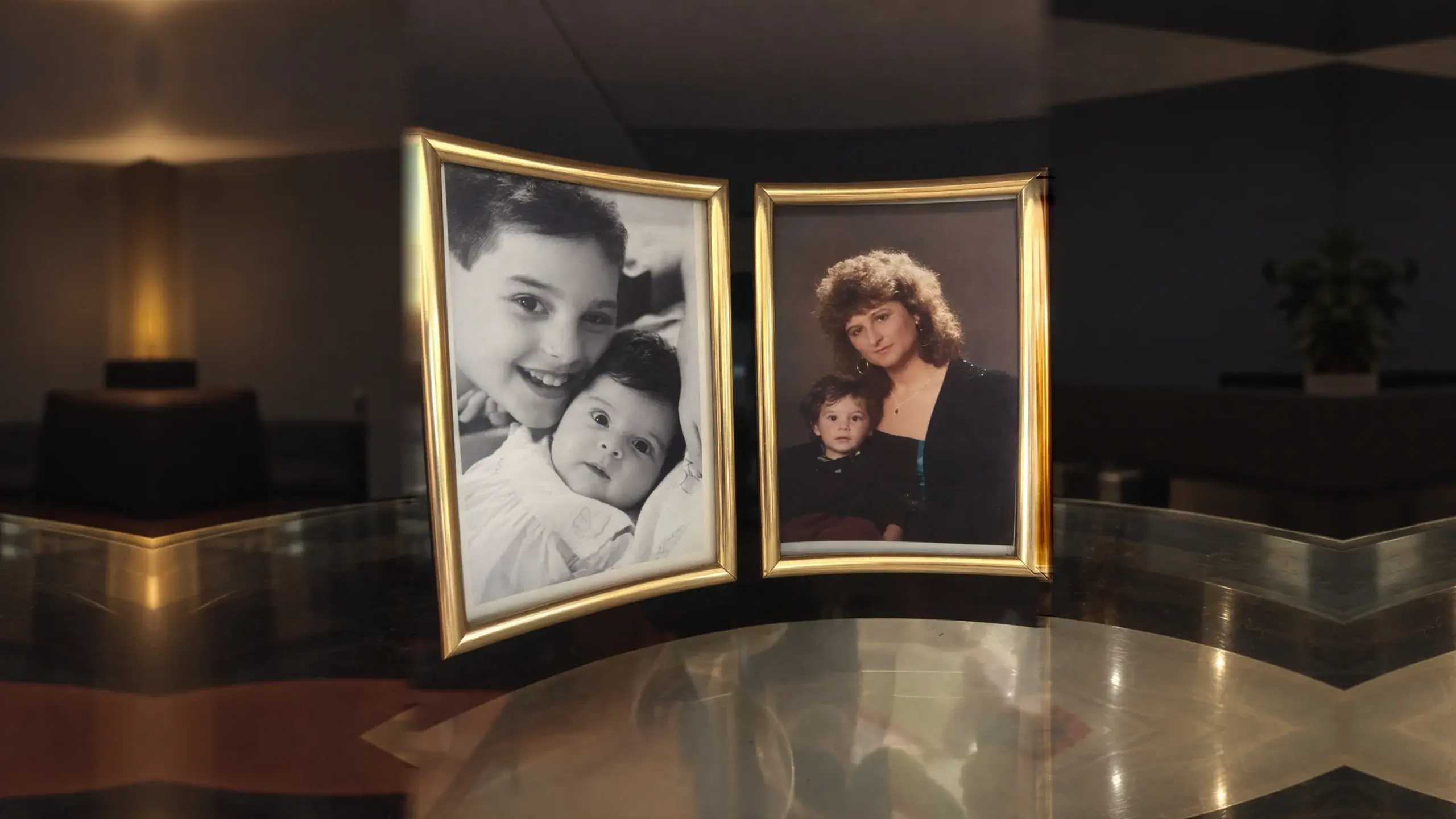 Two family portraits from Adam’s childhood